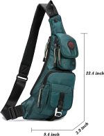 Nicgid Sling Bag Chest Shoulder Backpack Fanny Pack Crossbody Bags for Men - Image 6